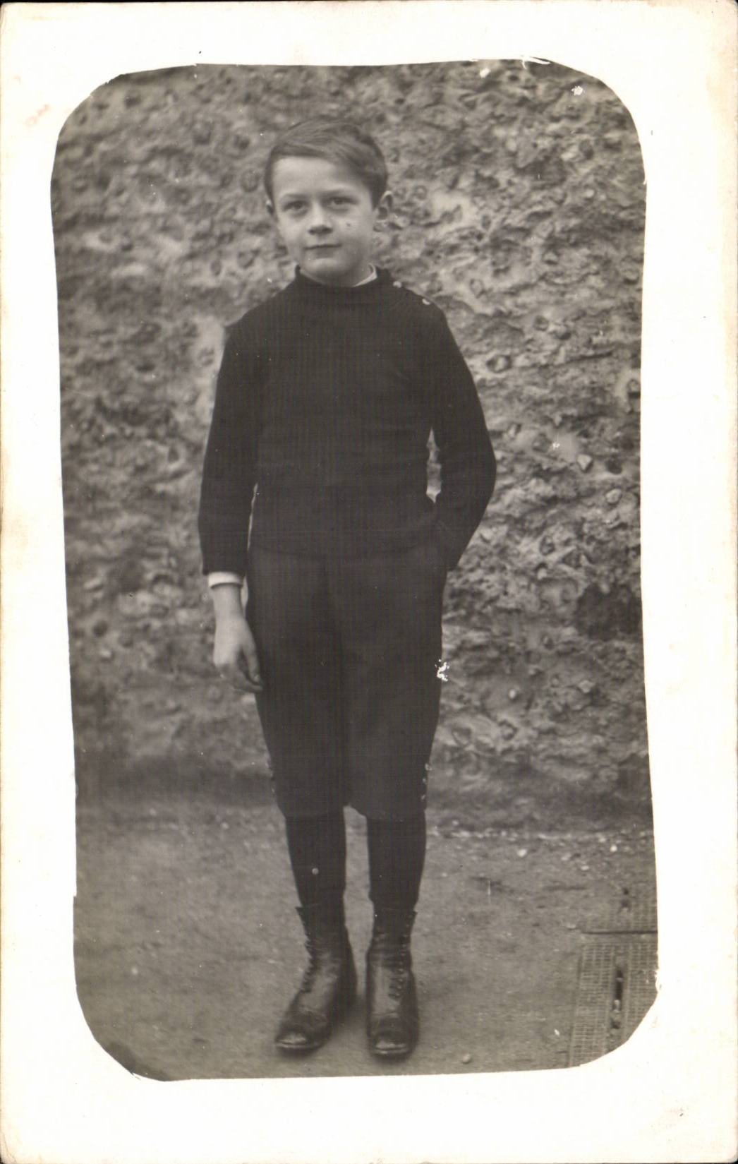 Fantasia verdadera de la foto - ninos - muchacho - muchacho hermoso del criado - CPA