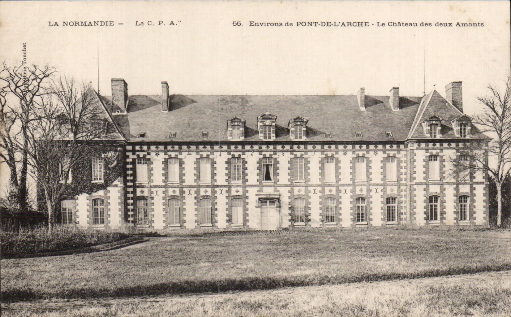 Pont de l'Arche - Castle of the Two Lovers - CPA