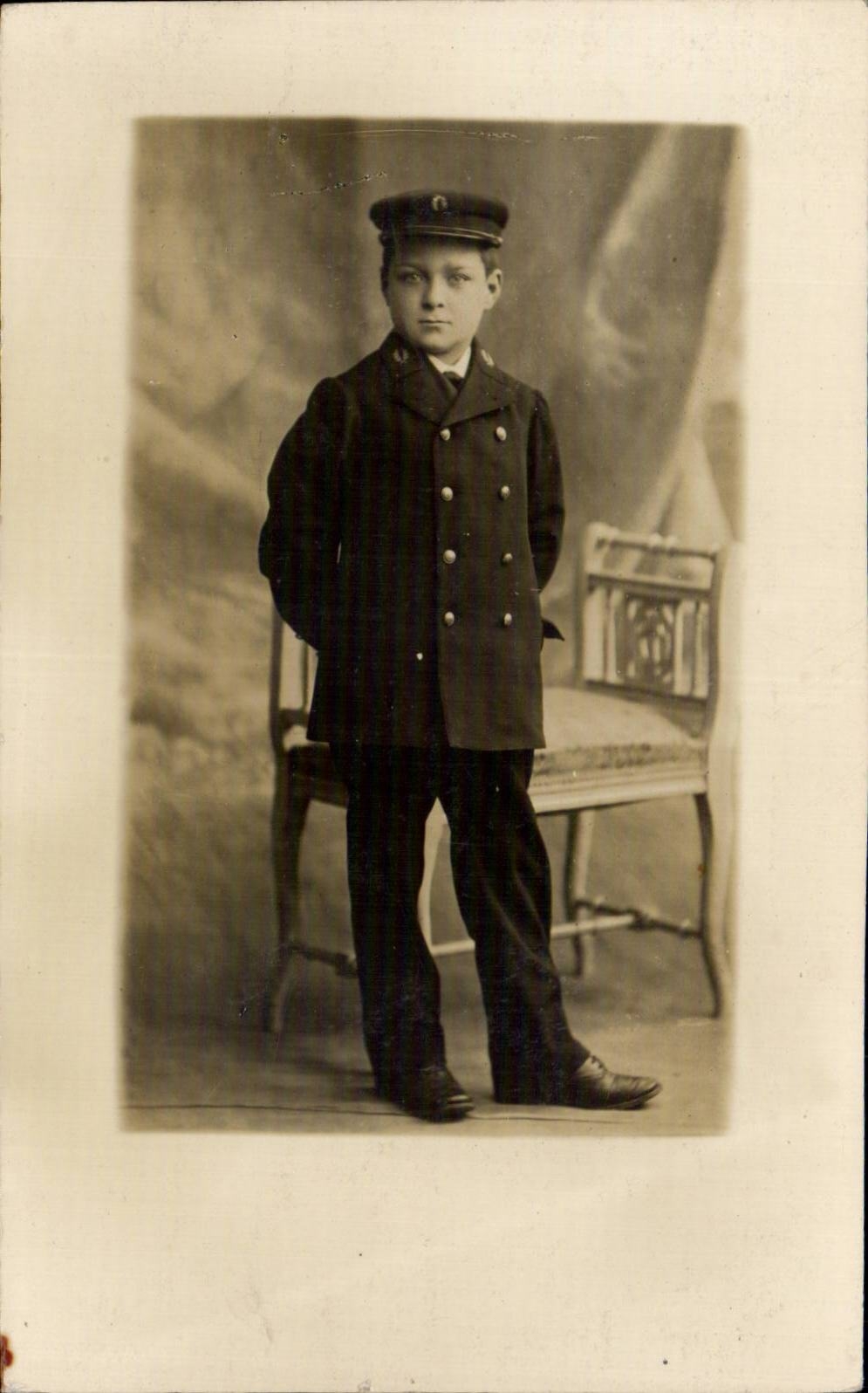 Fantasia verdadera de la foto - ninos - muchacho - muchacho del criado con Niza los ojos - CPA