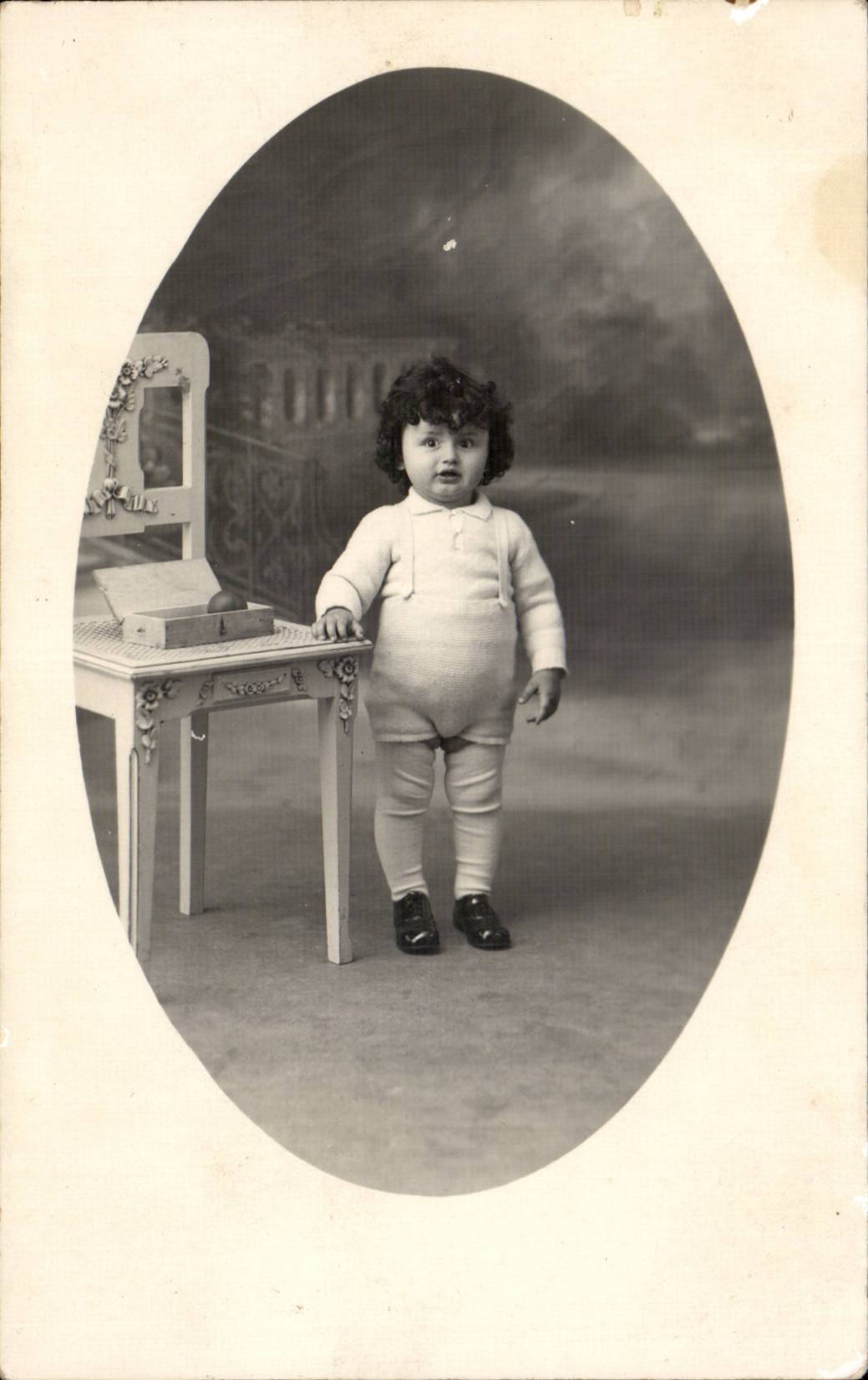 Fantasia verdadera de la foto - ninos - bebe - bebe - nino dulce - CPA