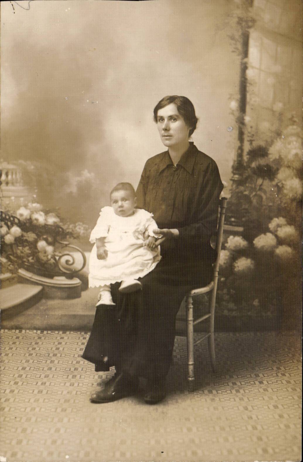 Fantasia verdadera de la foto - ninos - bebe - bebe - CPA