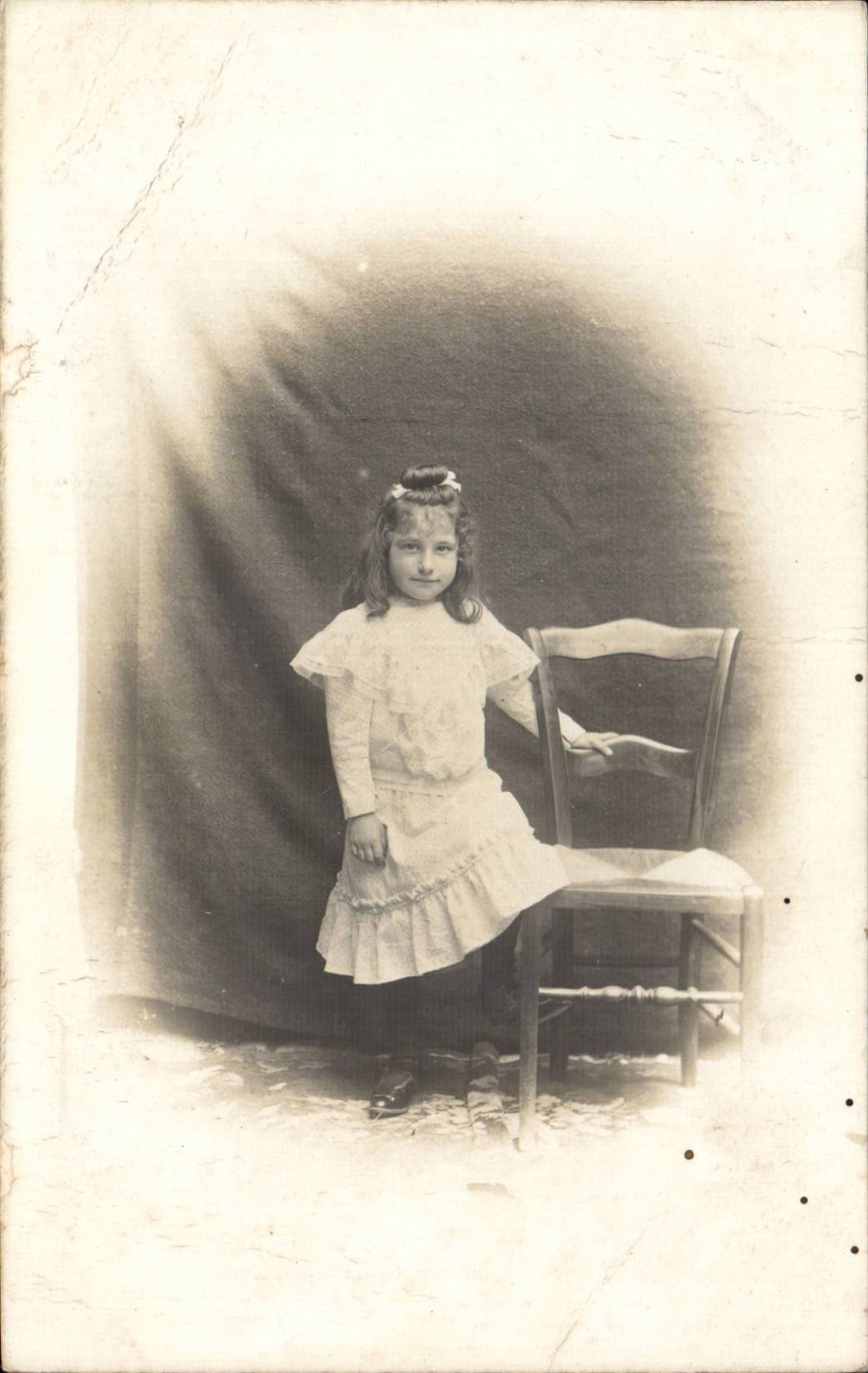 Fantasia verdadera de la foto - ninos - muchacha - muchacha - CPA