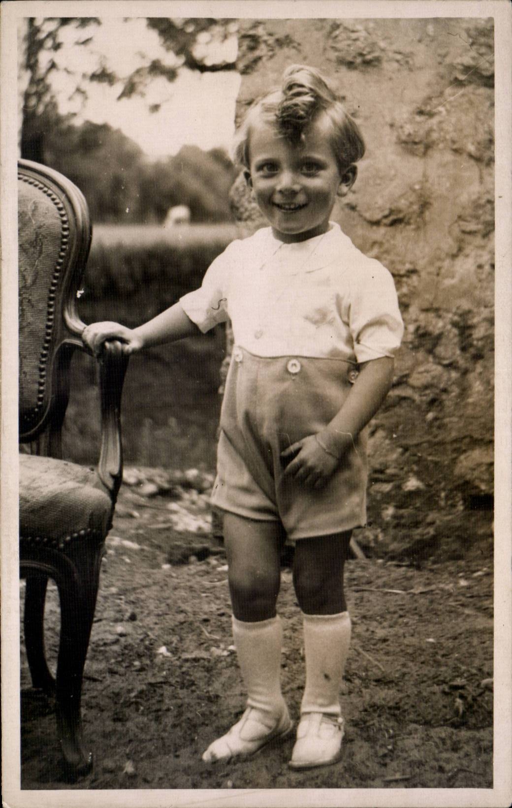 Fantasia verdadera de la foto - ninos - nino sonriente - CPA