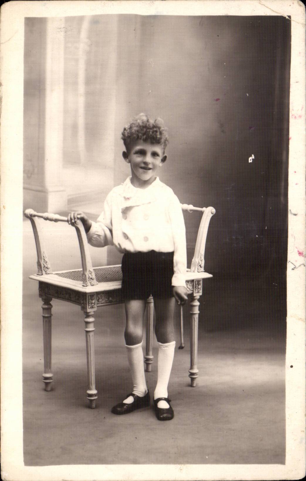 Fantasia verdadera de la foto - ninos - bebe - bebe - - fantasia de CPA - ninos - muchacho - muchacho sonriente del criado - CPA