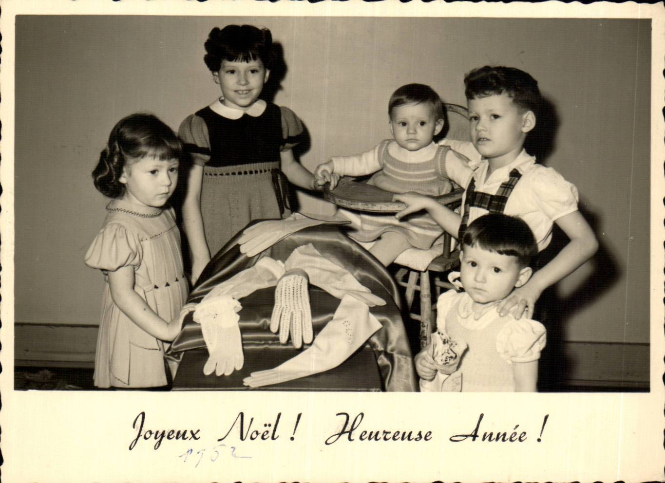 Fantasia verdadera de Grenoble de la foto - ninos - ninos - Feliz Navidad - la Navidad - CPA