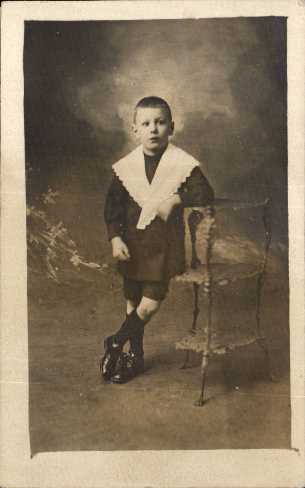 Fantasia verdadera de la foto - ninos - muchacho - muchacho del criado con la herencia cruzo - CPA