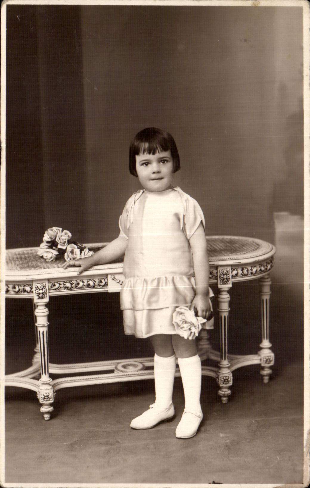 Muchacha verdadera del nino de la foto