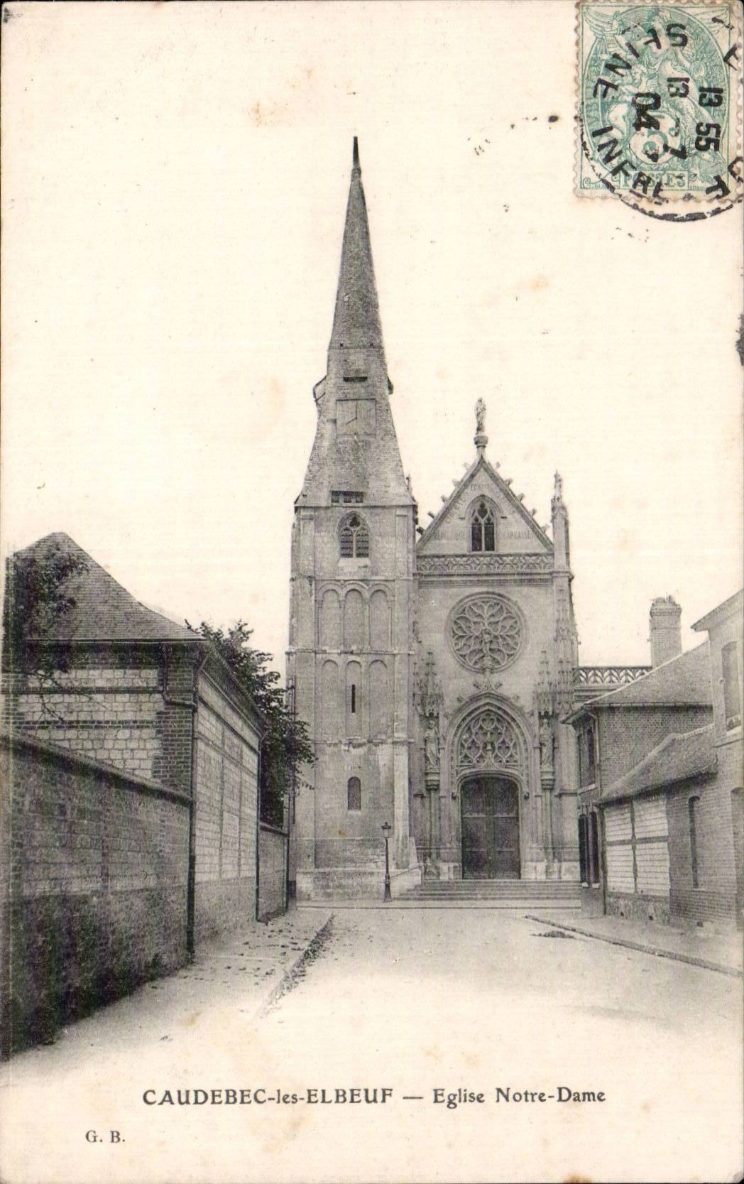 Caudebec Elbeuf - Church Our Lady - CPA
