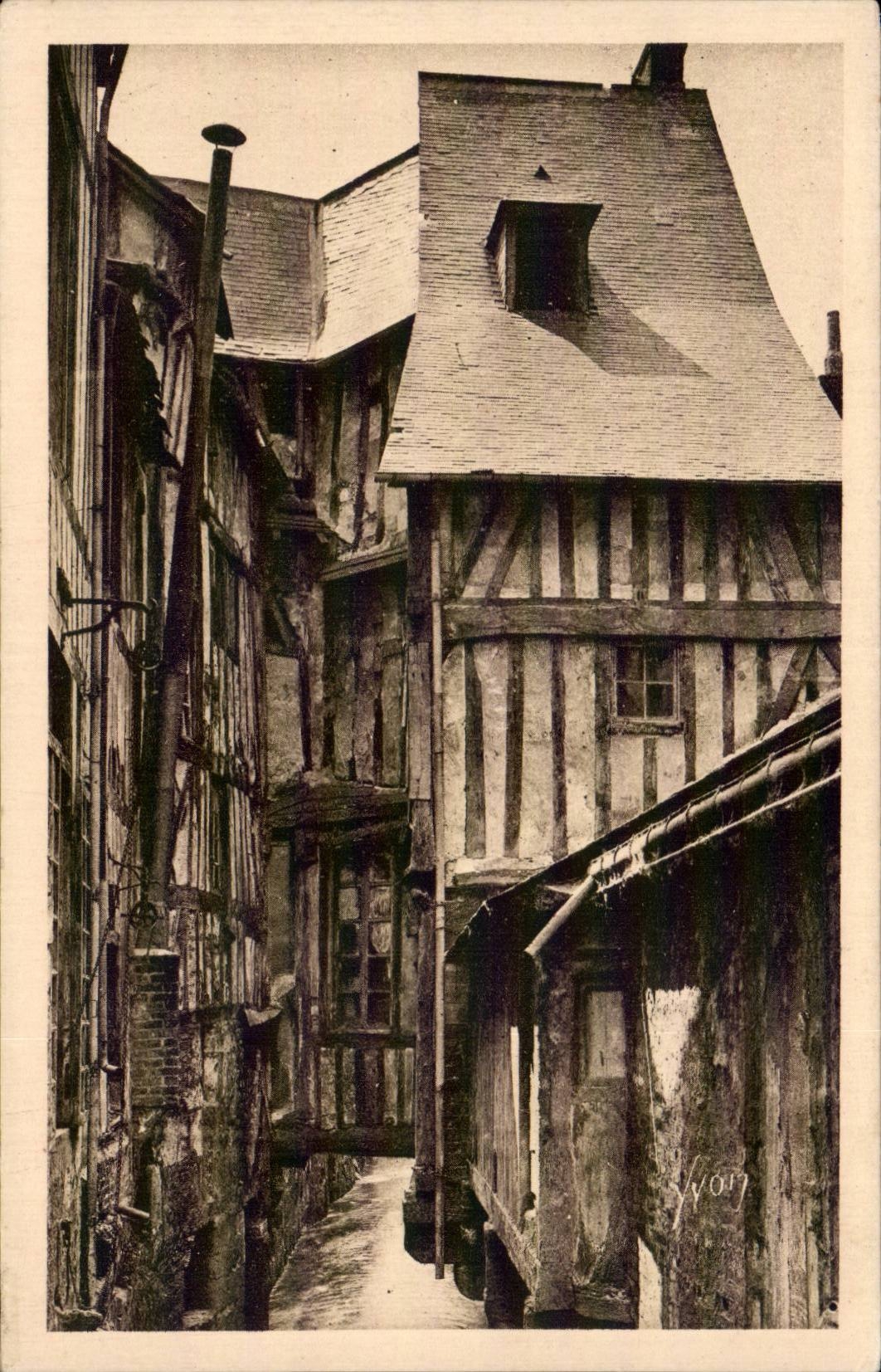 Caudebec in Caux - Old women Houses - Rue de la Boucherie - Yvon - CPA