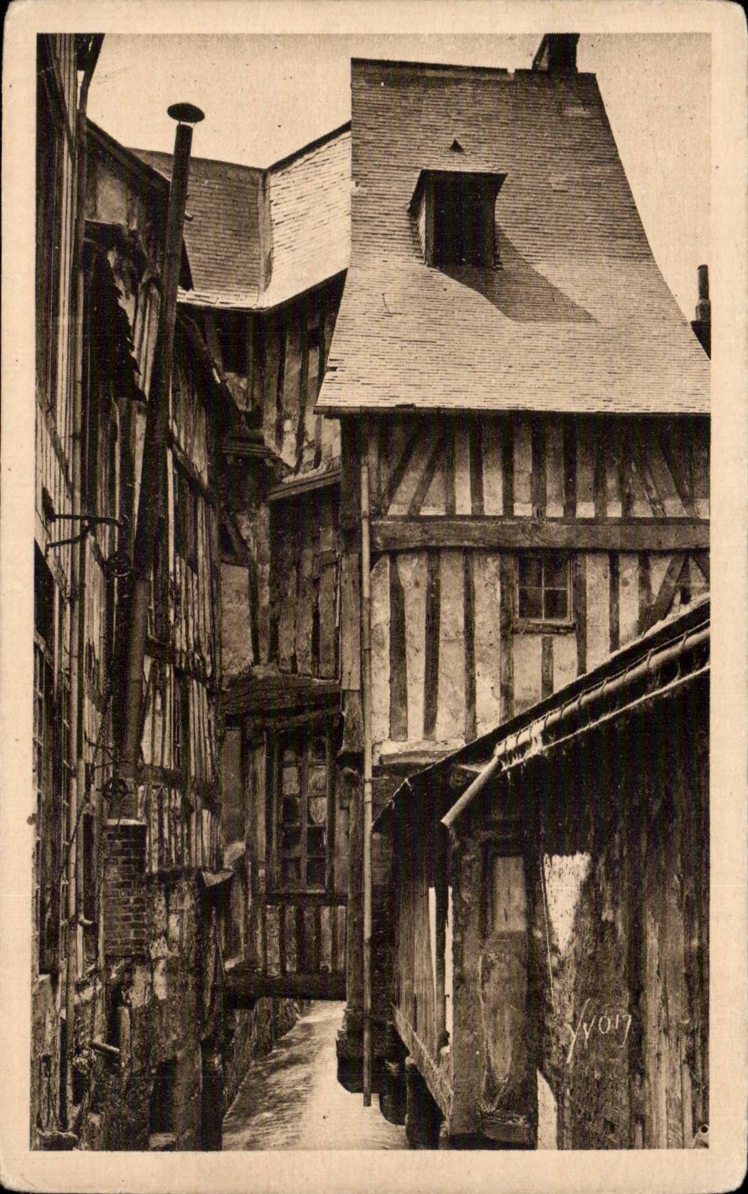 Caudebec in Caux - Old women Houses - Street of Butchery - Yvon - CPA