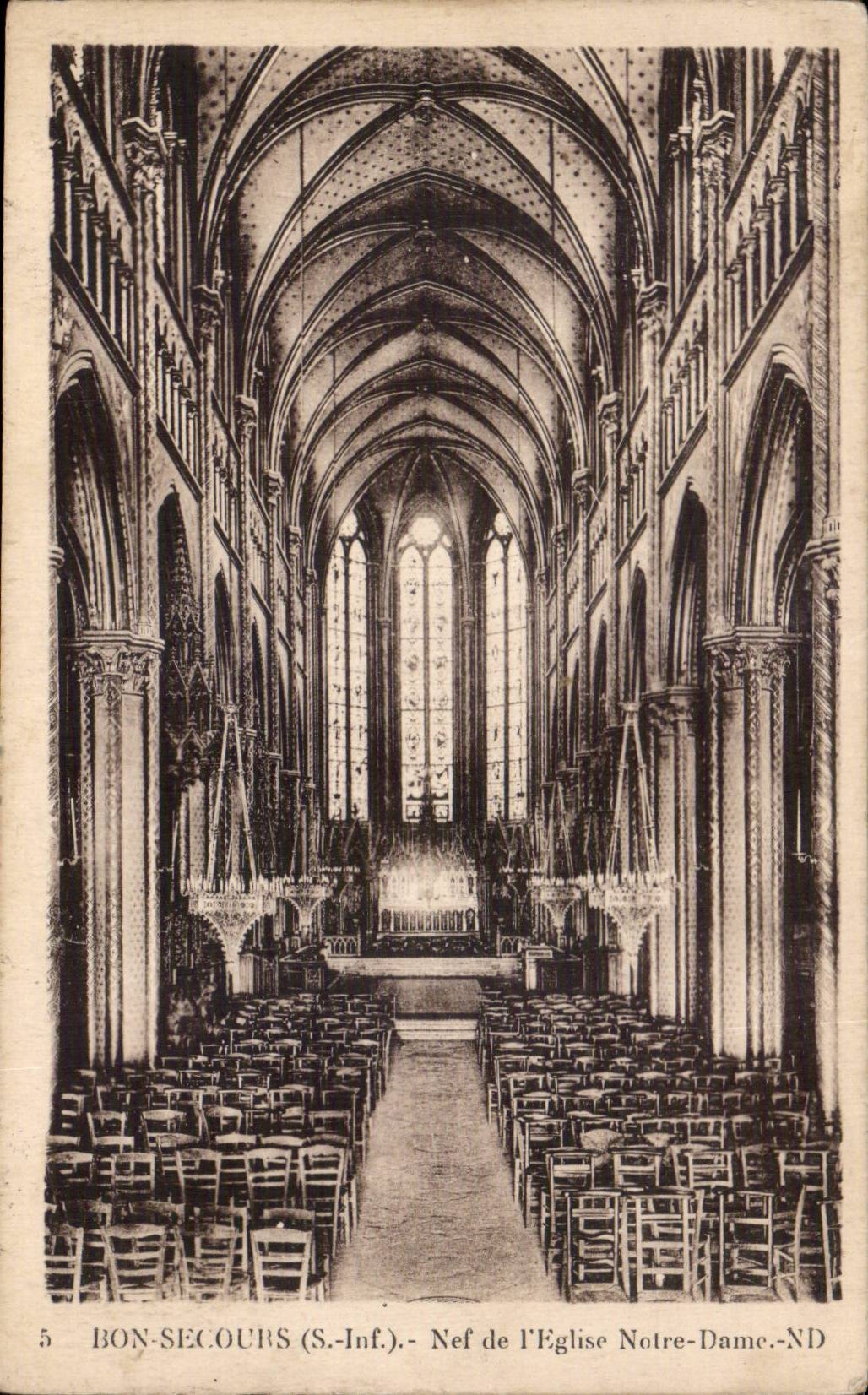 Bonsecours - Notre Dame Church - CPA