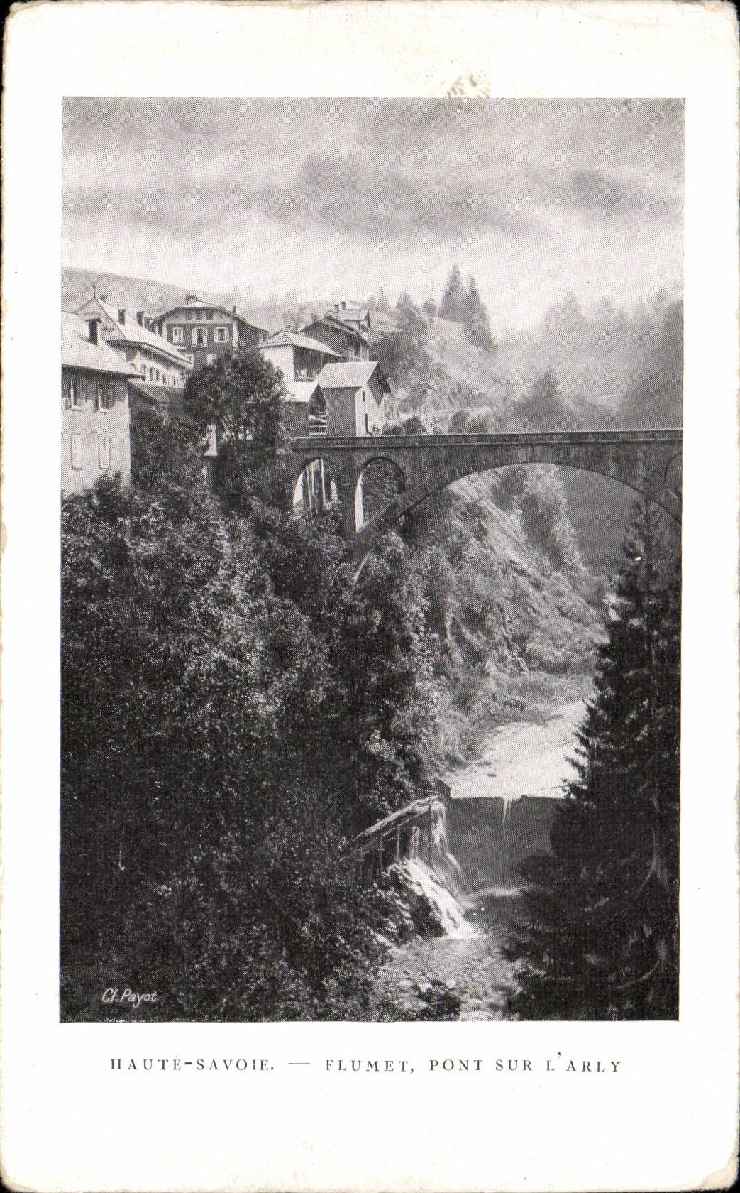 Flumet - Bridge on Arly - CPA