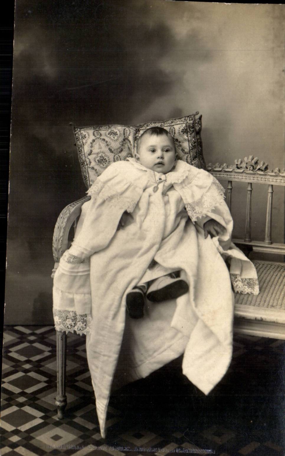 Fantasia verdadera de la foto - ninos - bebe - bebe - CPA