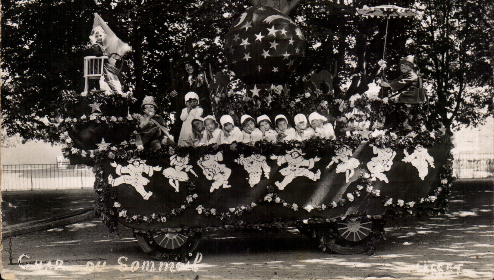 Fantasia verdadera de la foto - ninos - el tanque del sueno - flotador - - CPA