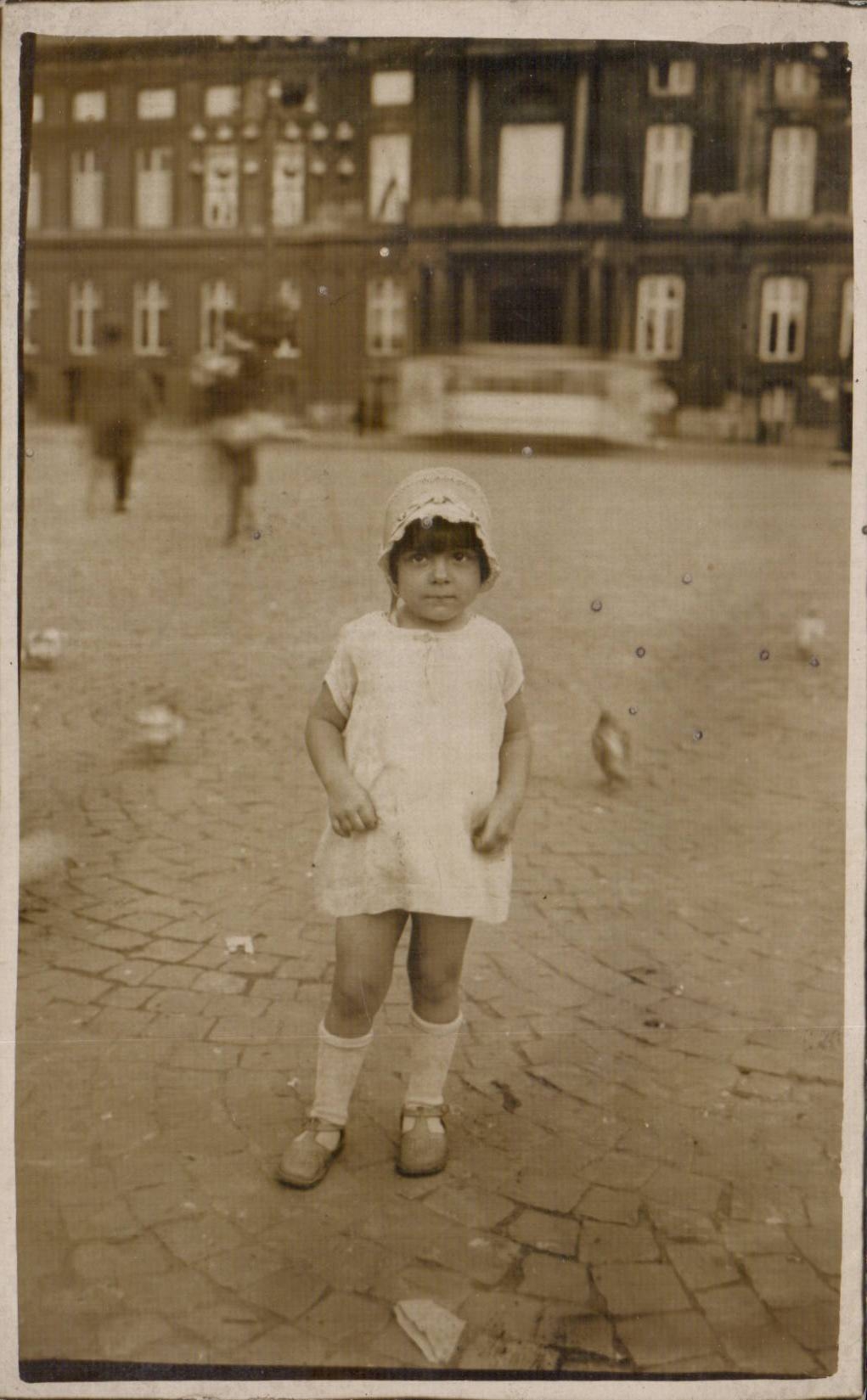 Fantasia verdadera de la foto - ninos - muchacha - nina con el capo - CPA