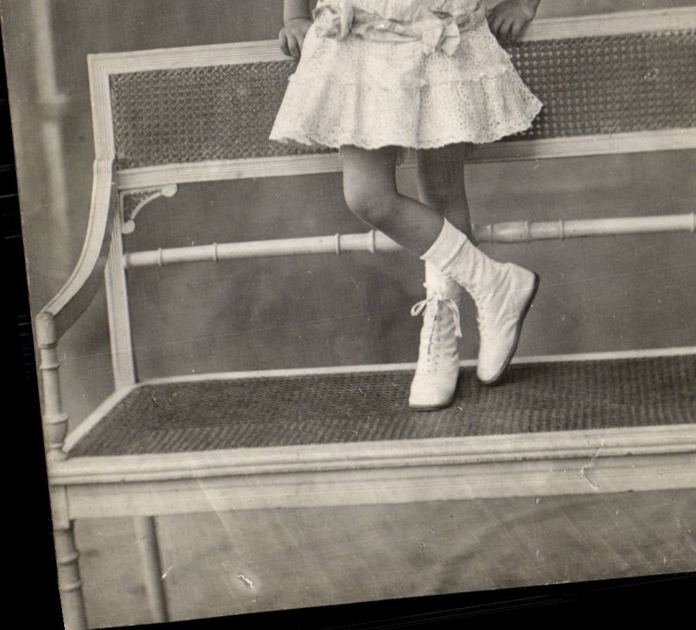 Fantasia verdadera de la foto - ninos - muchacha - muchacha con la herencia cruzada - CPA