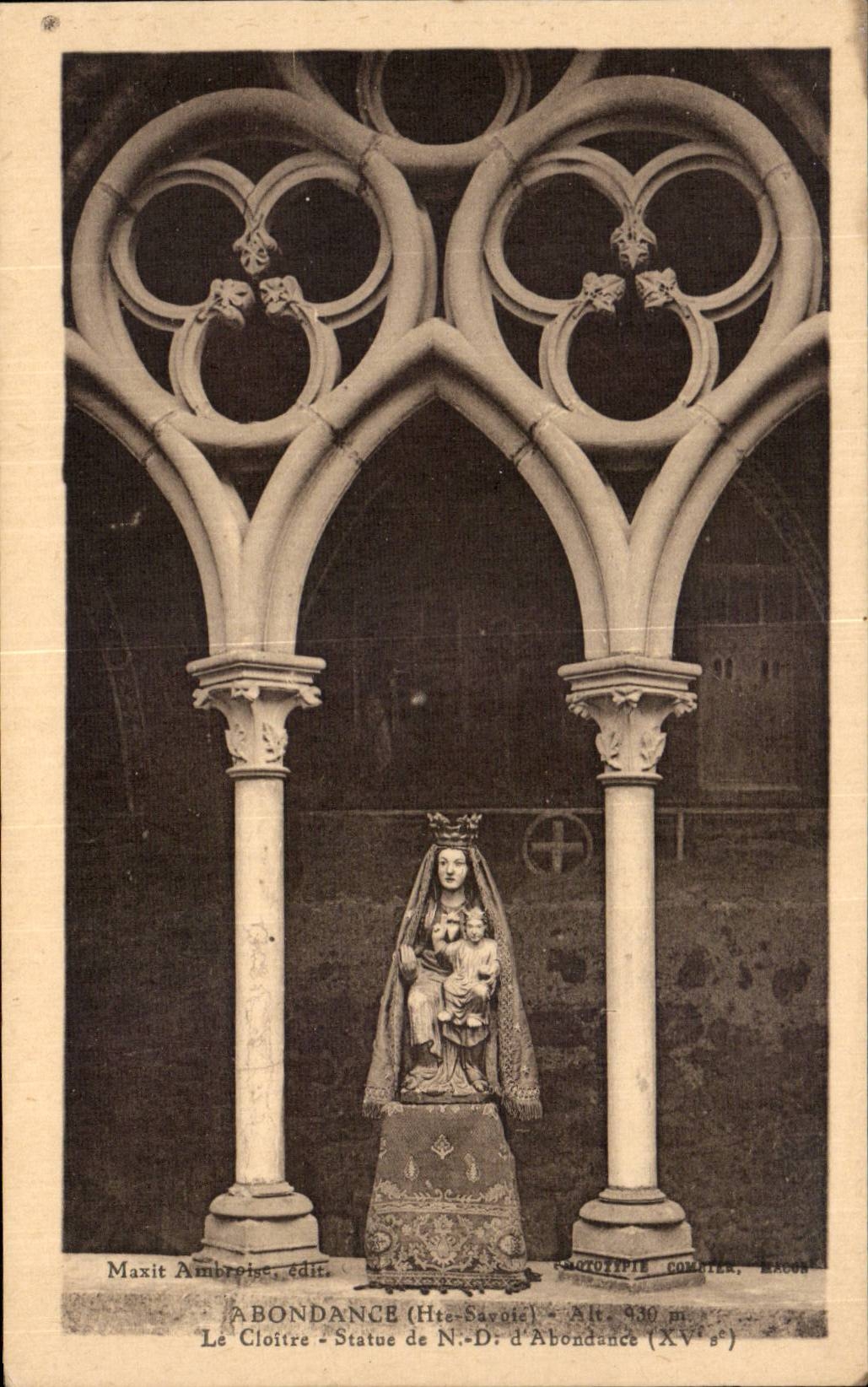 Abundance it Cloister - CPA