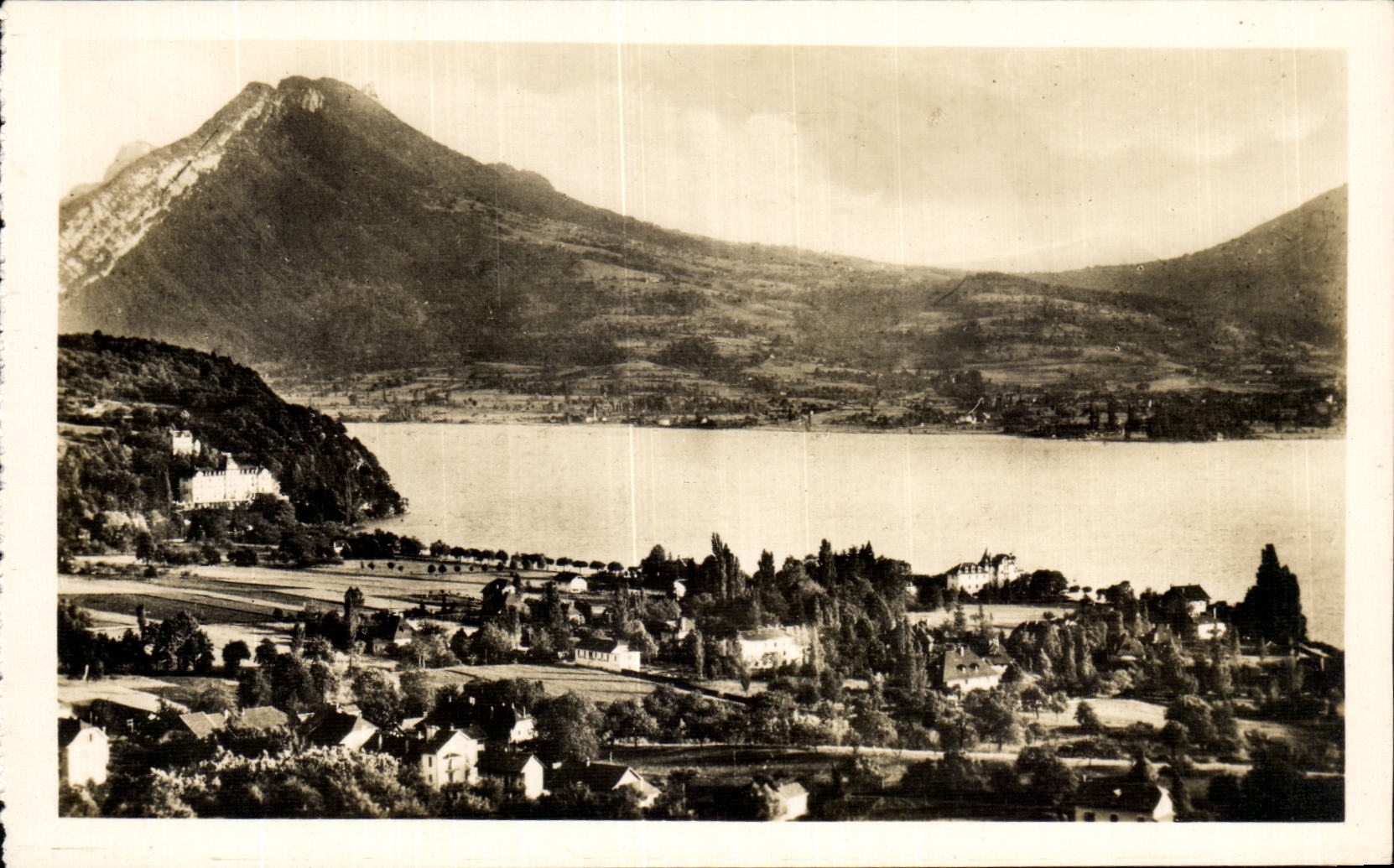 Menthon - Saint Bernard - View and the Lake - CPA