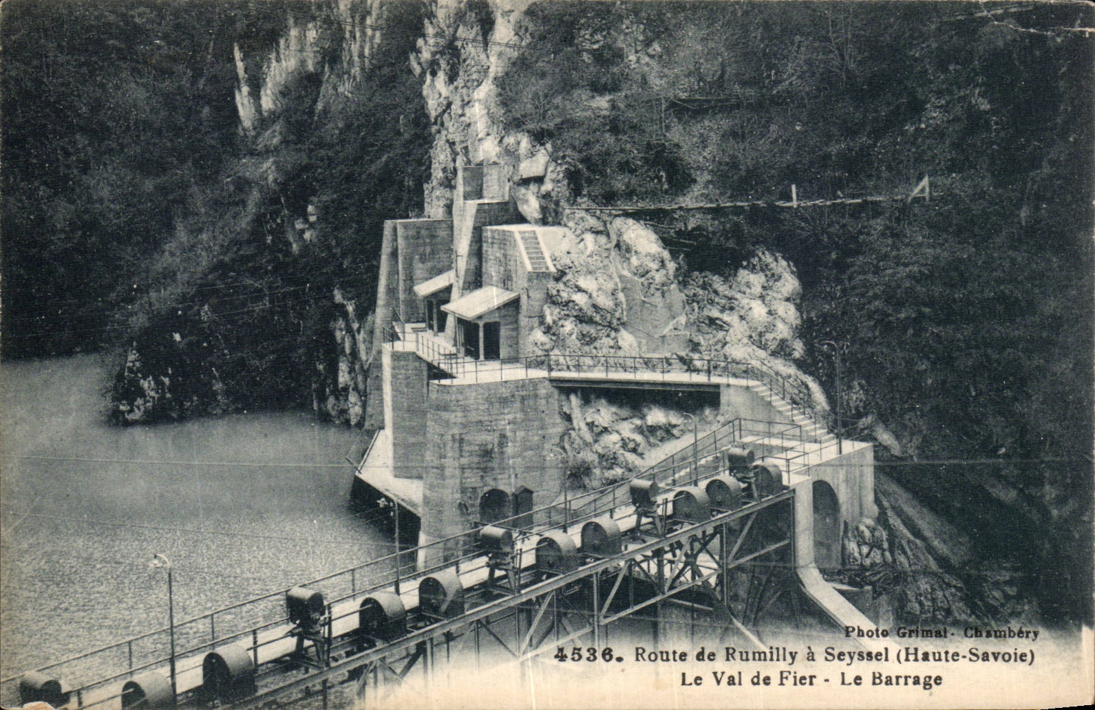 Seyssel - Road of Rumilly - Valley of Trusting - Stopping - CPA