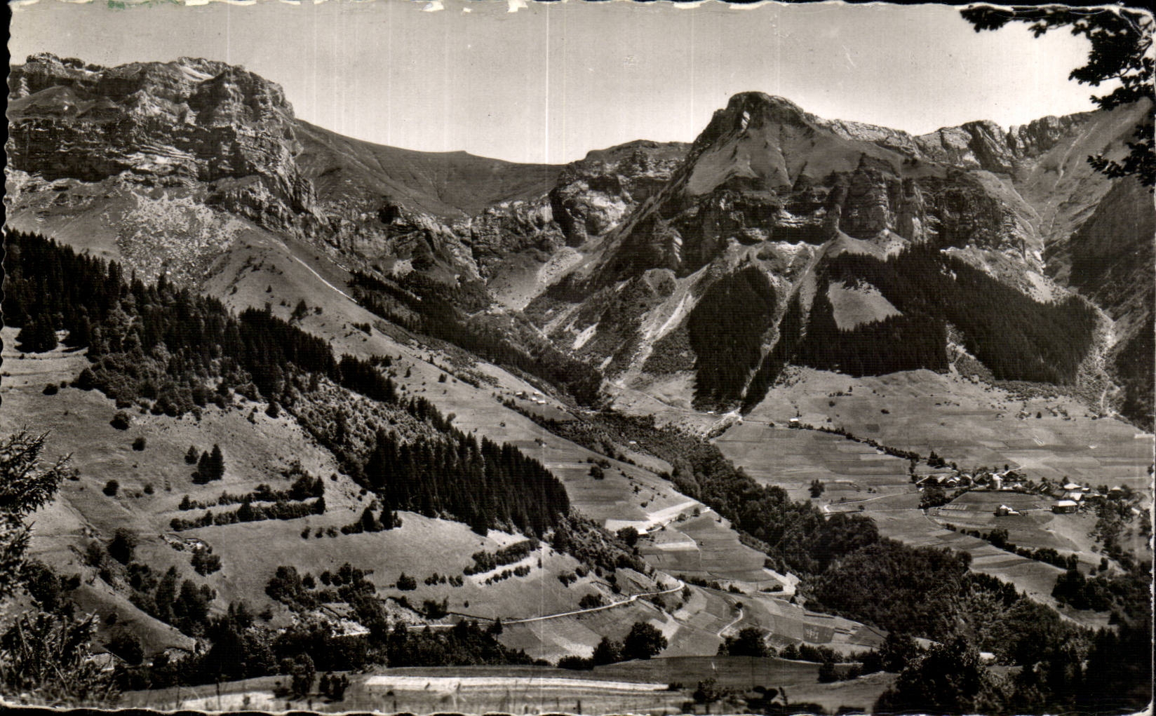 Montmin - View - Mountain of the Spinner - CPA