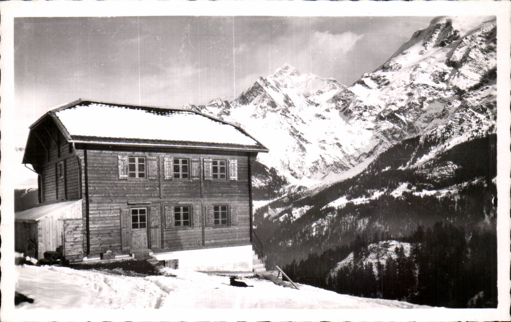 Contaminate in winter - Valley Montjoie - CPA