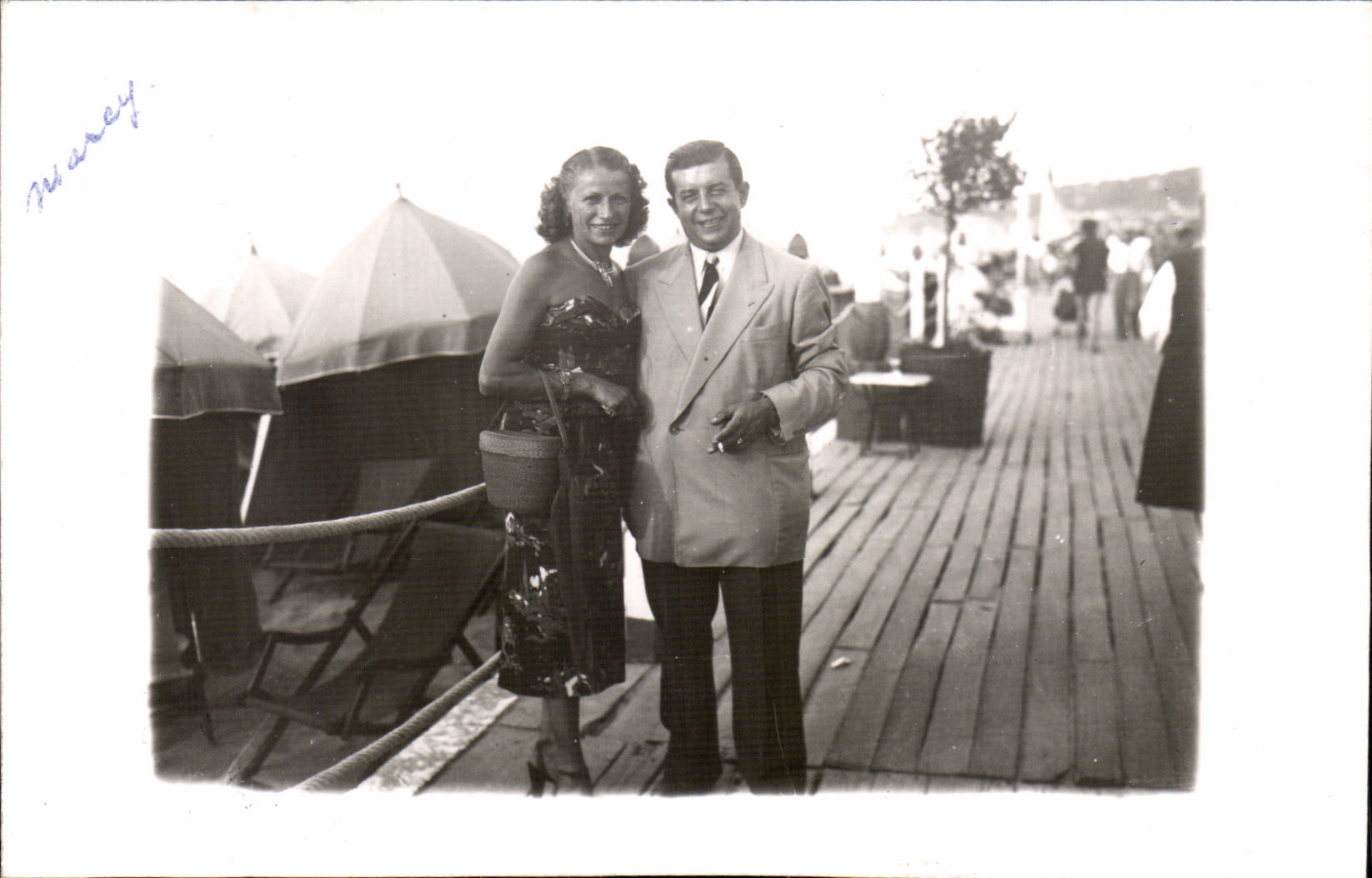 CARTE PHOTO Fantaisie - Happy Couple - CPA 