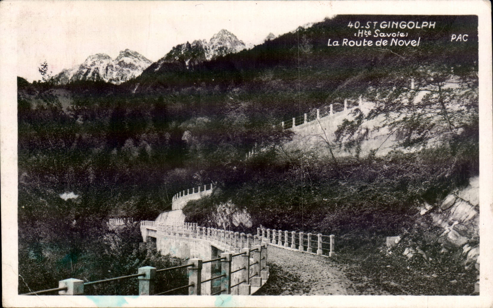 St Gingolph - the Road Again - CPA