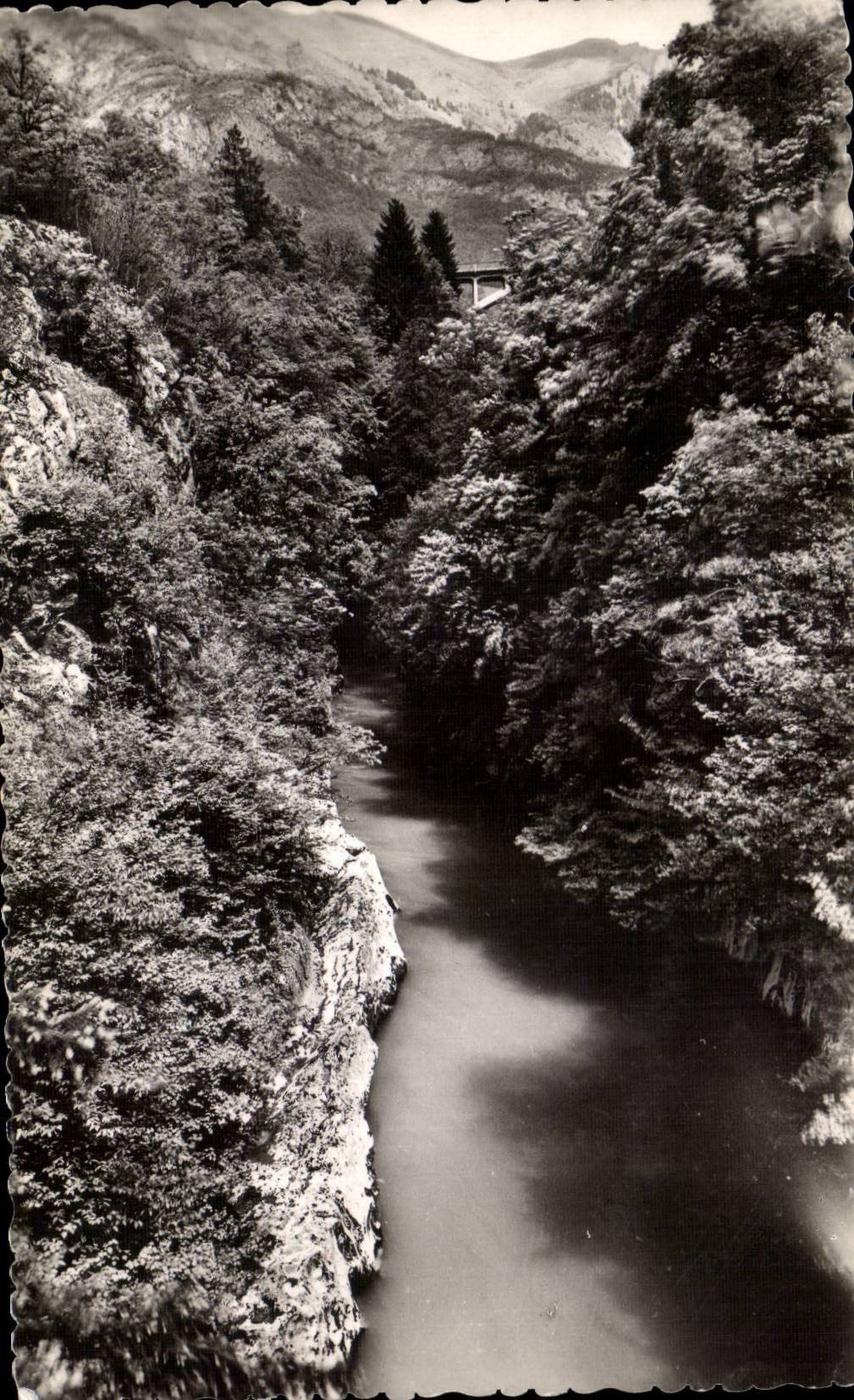 CPSM Mieussey Falls of Giffre to the bridge of the devil