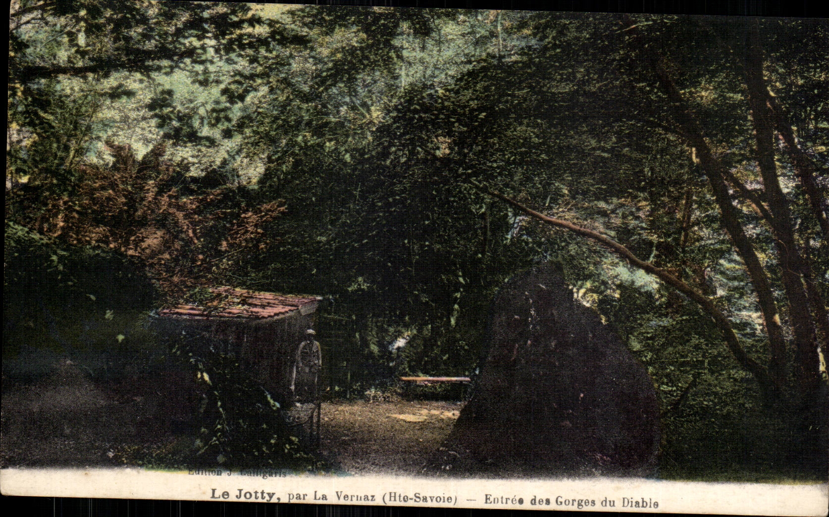 CPA Jotty by VErnay Entrance of the throats of the devil