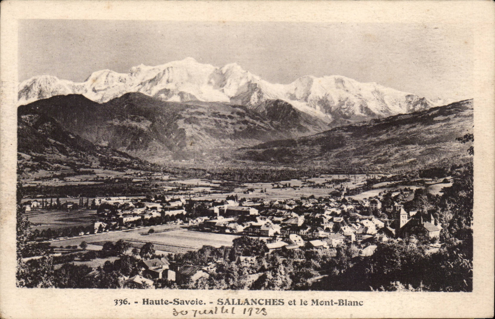 CPA Sallanches et le Mont Blanc 