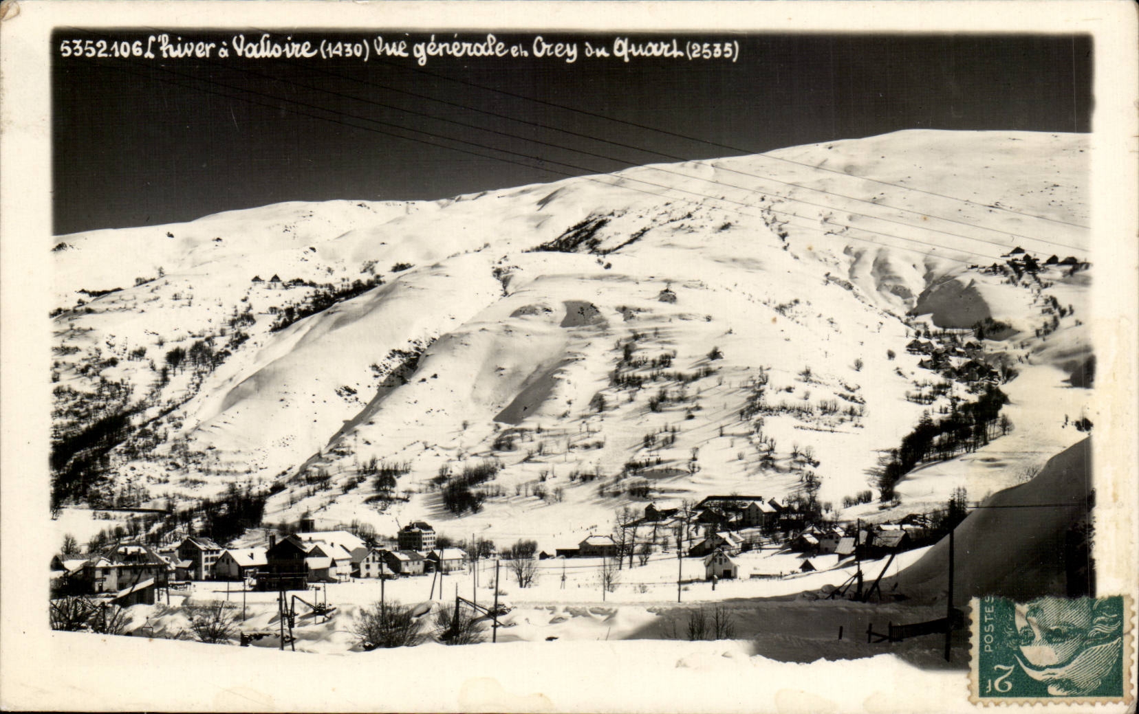 CPSM the winter has Valloire Crey of Quartz View