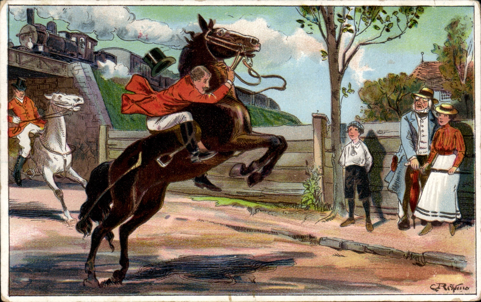 CPA Fantasy Rider on its Hippisme mounting