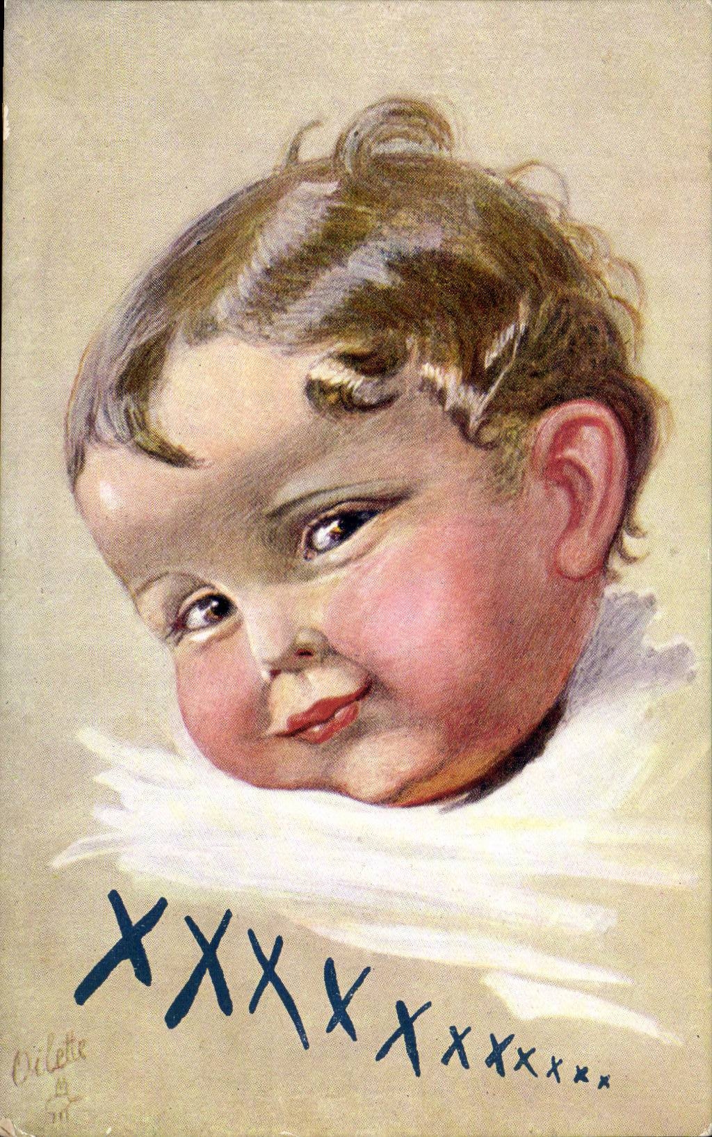 Ala del nino del ilustrador de la fantasia de CPA