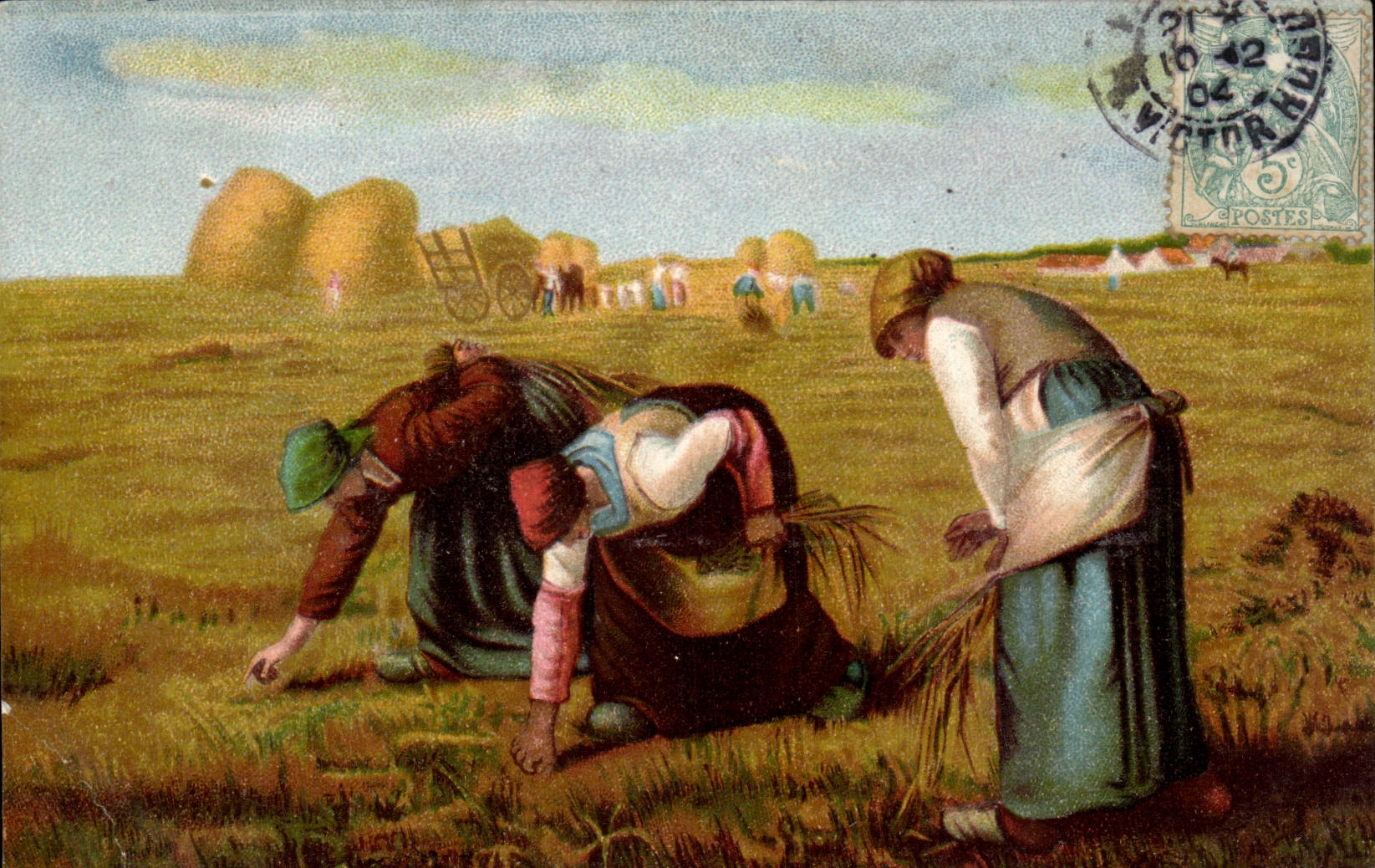 CPA Fantaisie Paysans