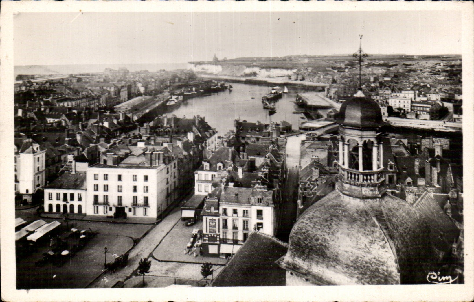 CPSM Dieppe View of before port
