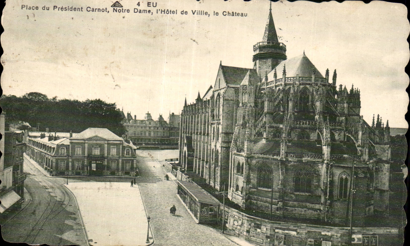 CPA tienen lugar de presidente Carnot Notre Dame el ayuntamiento el castillo