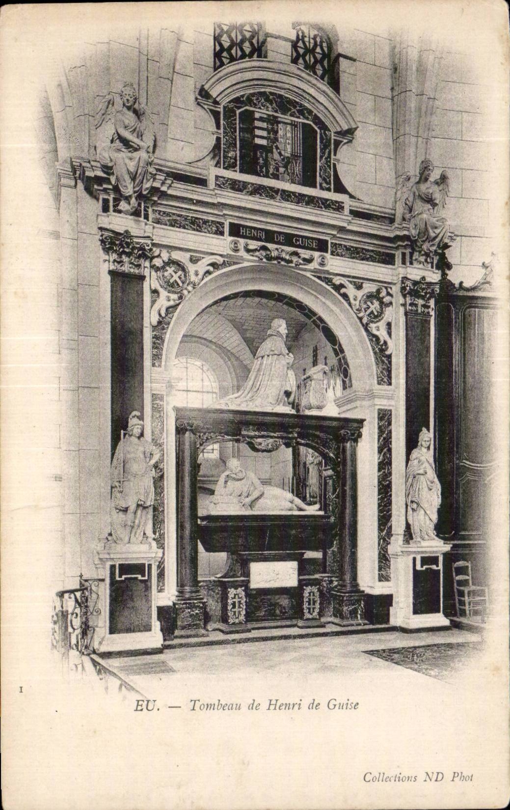 CPA tienen tumba de Enrique de Guise