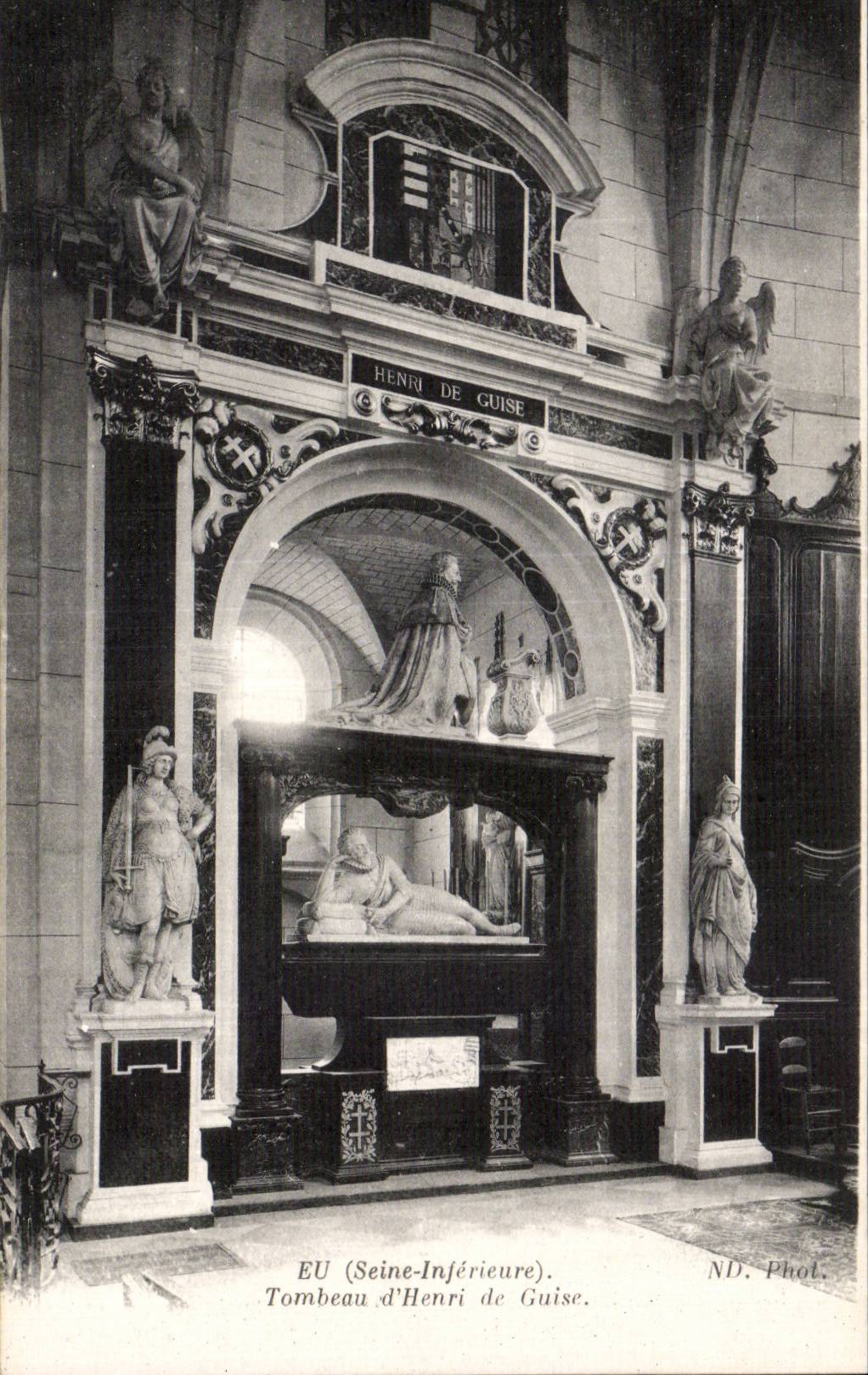 CPA tienen tumba de Enrique de Guise