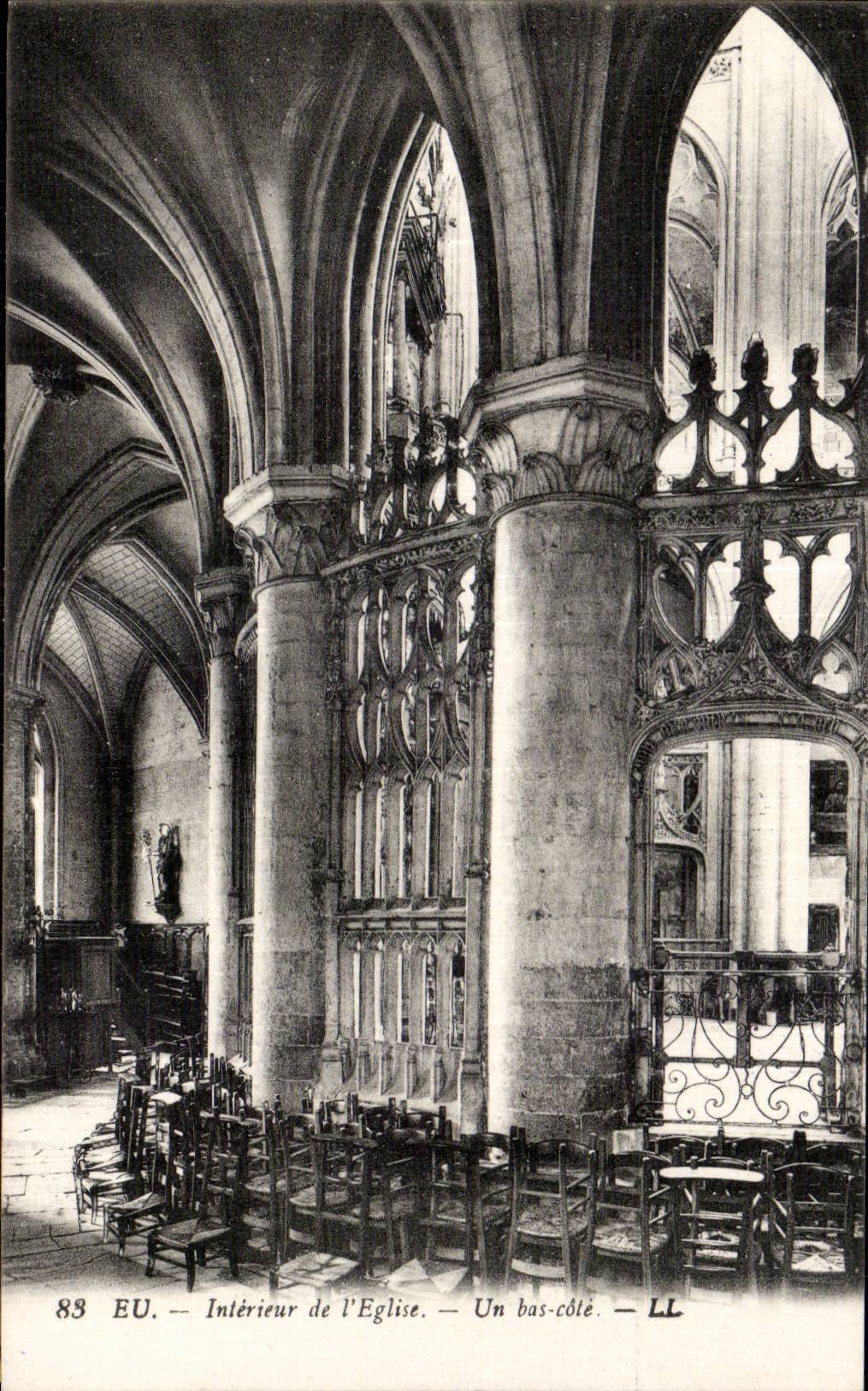 CPA tienen interior de la iglesia las dimensiones de una parte inferior