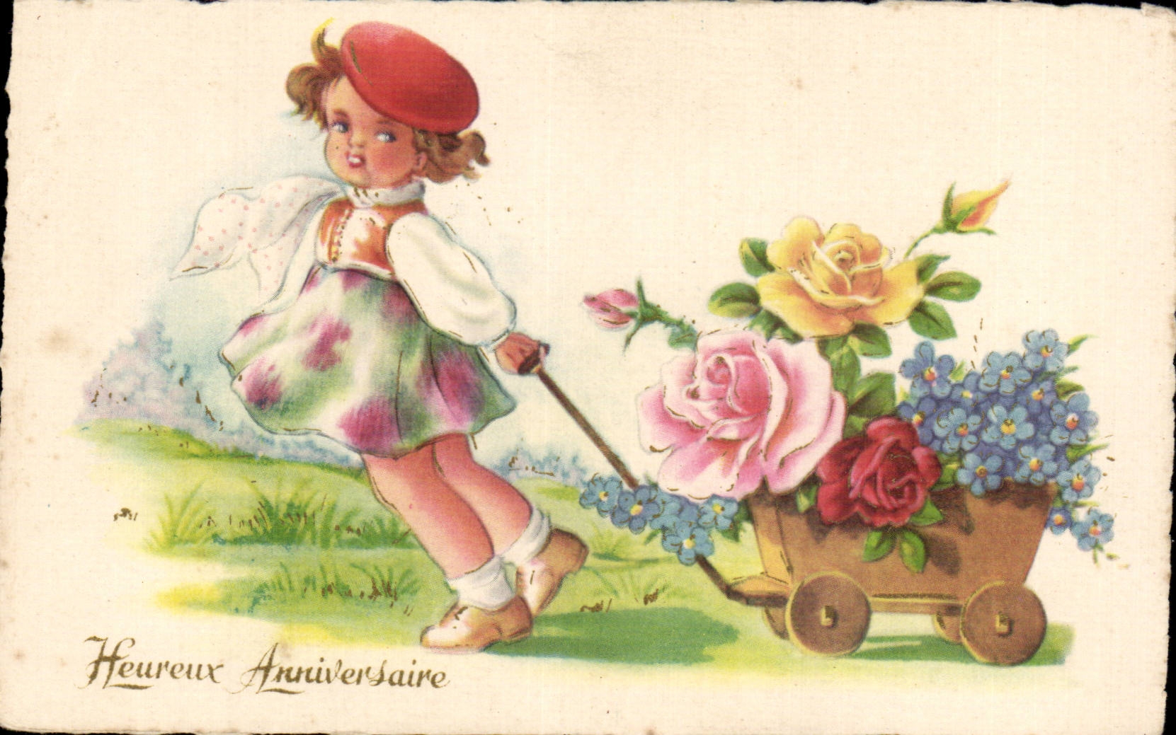 Cumpleanos feliz del nino de la fantasia de CPA