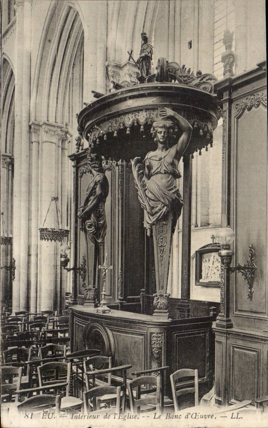 CPA Have Interior of the church the churchwarden's pew