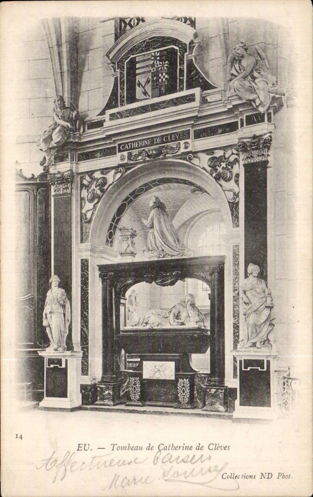 CPA tienen tumba de Catherine de Cleves