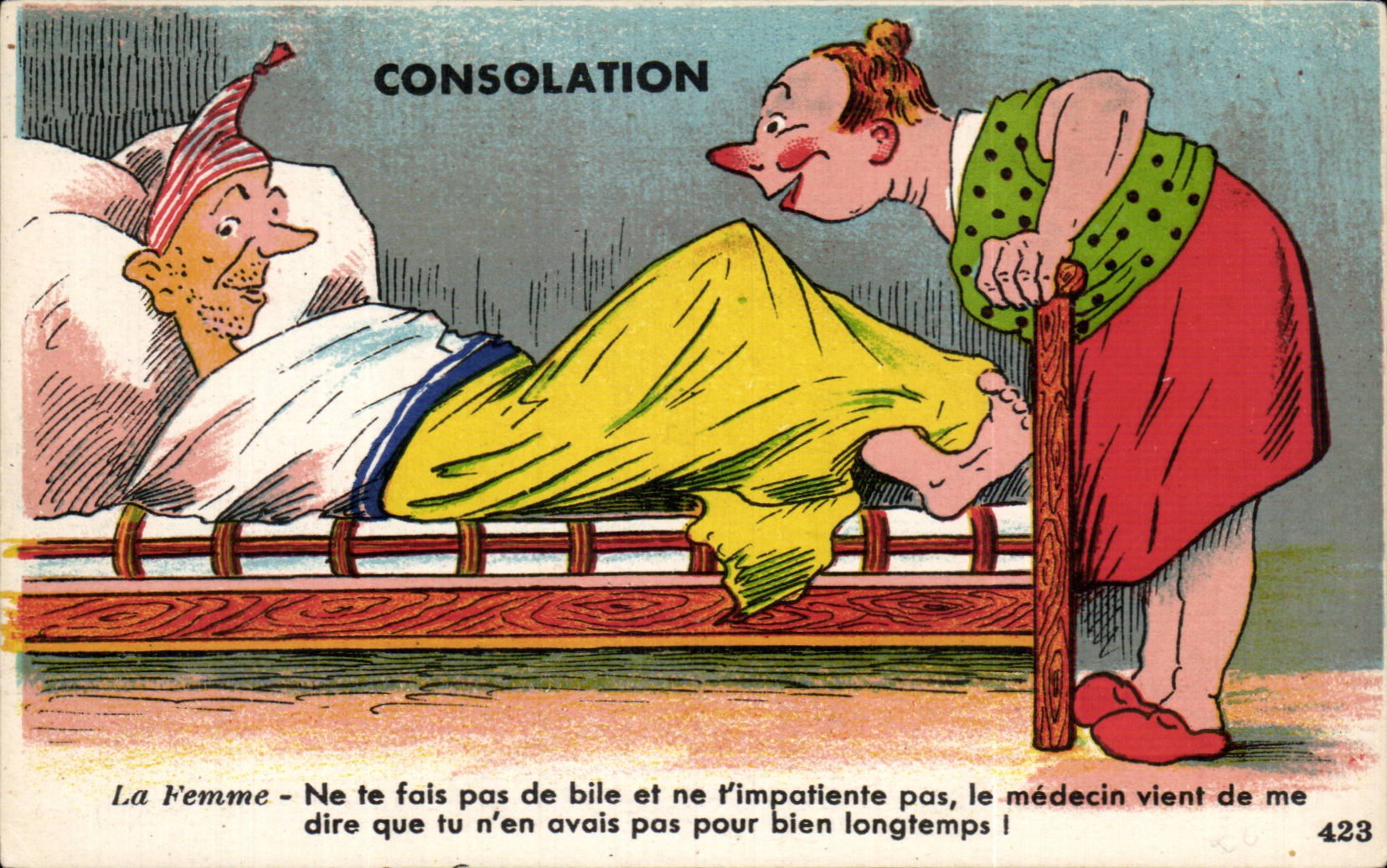 CPA Fantaisie Humour Illustrateur Consolation