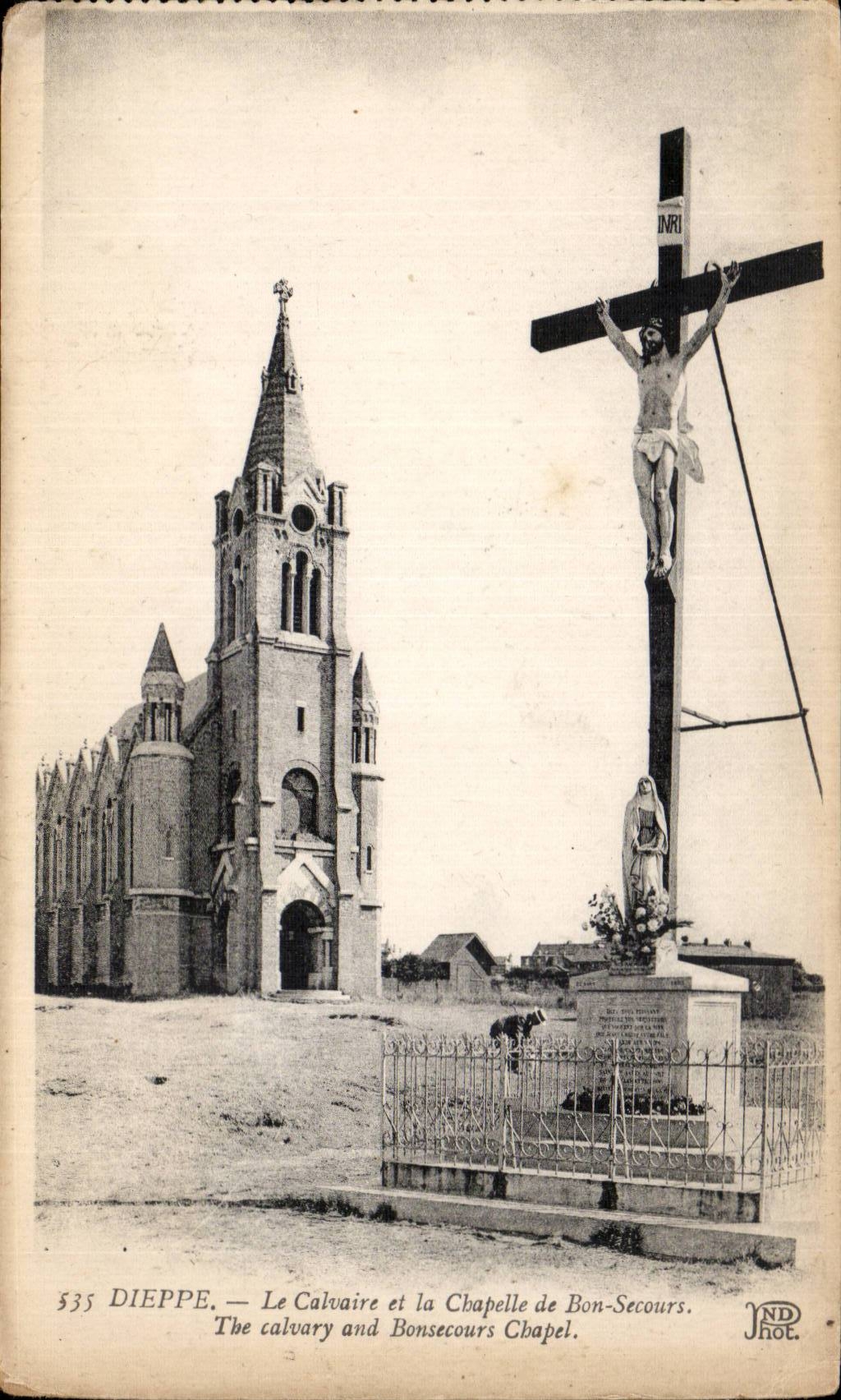 CPA Dieppe Le martyrdom and the vault of Good Help