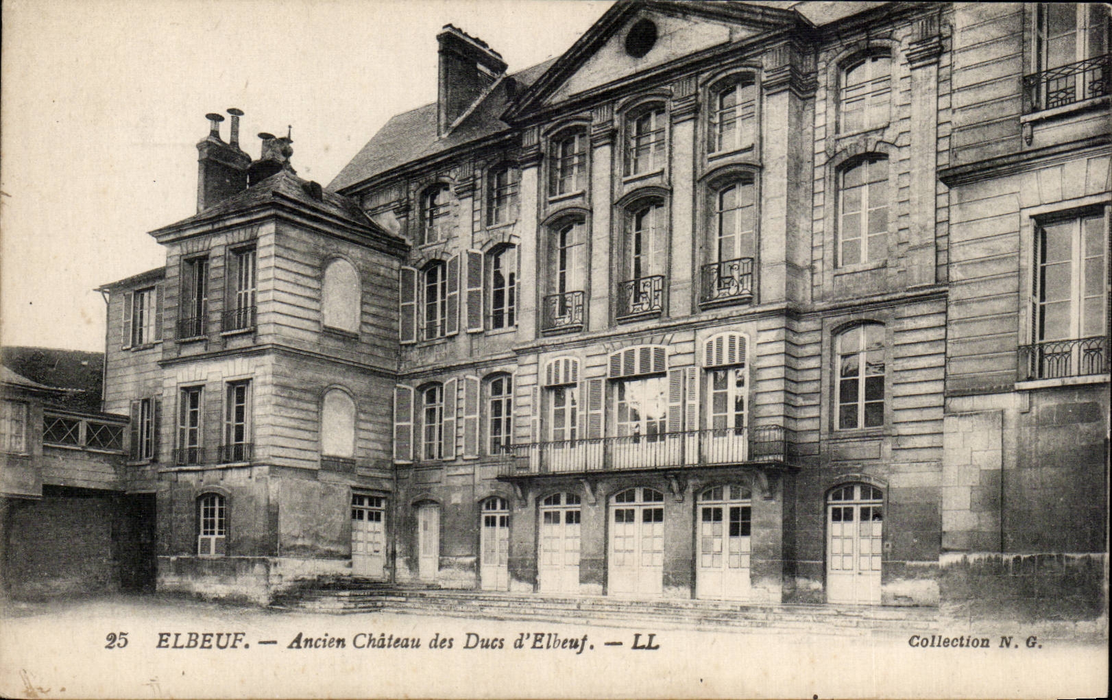 Elbeuf - castillo viejo de los duques - CPA