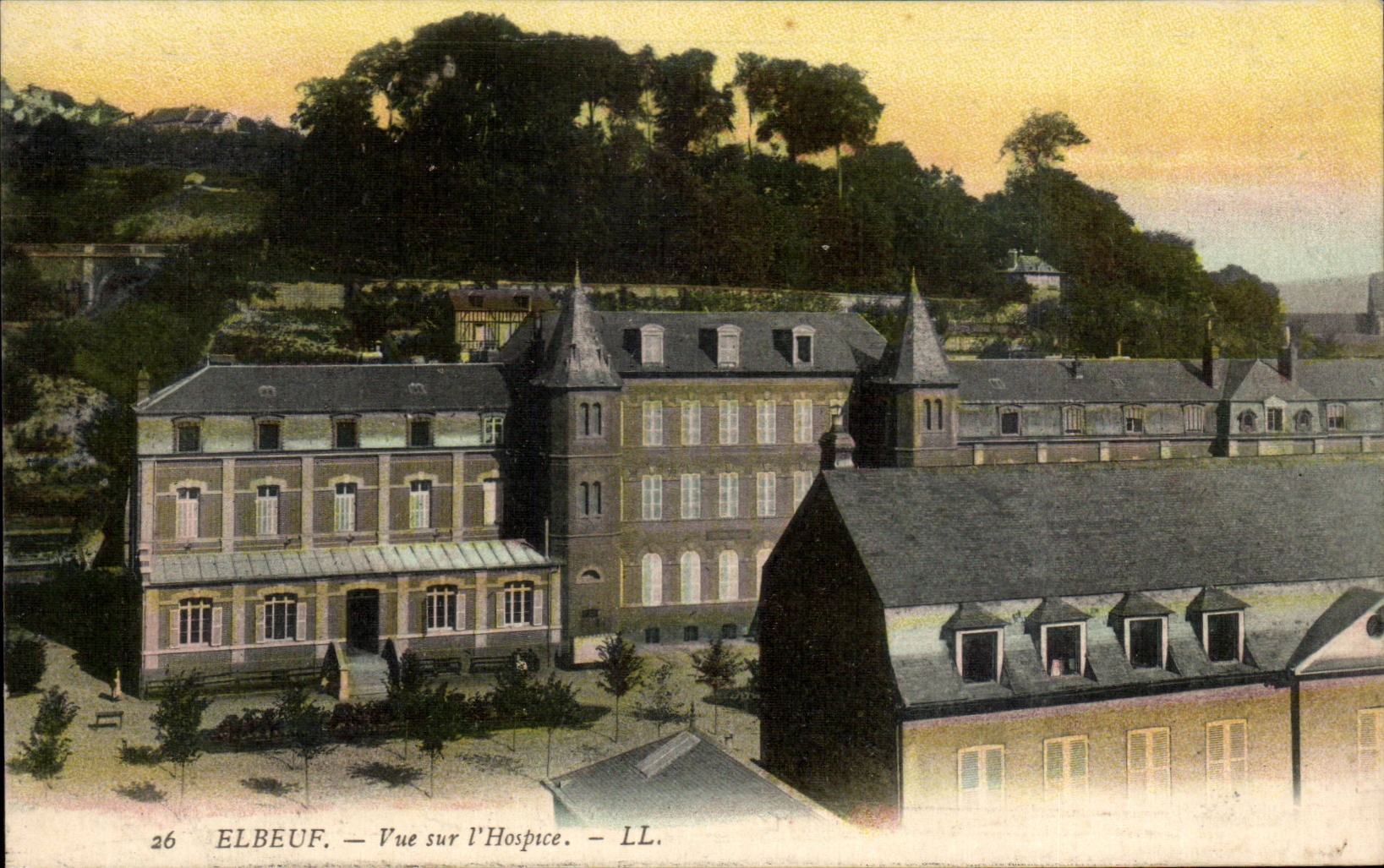 Elbeuf - Sight on the Old people's home - CPA