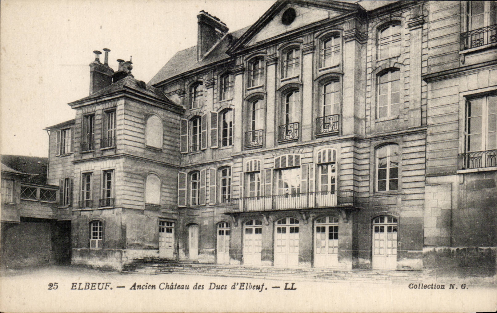 Elbeuf - castillo viejo de los duques - CPA