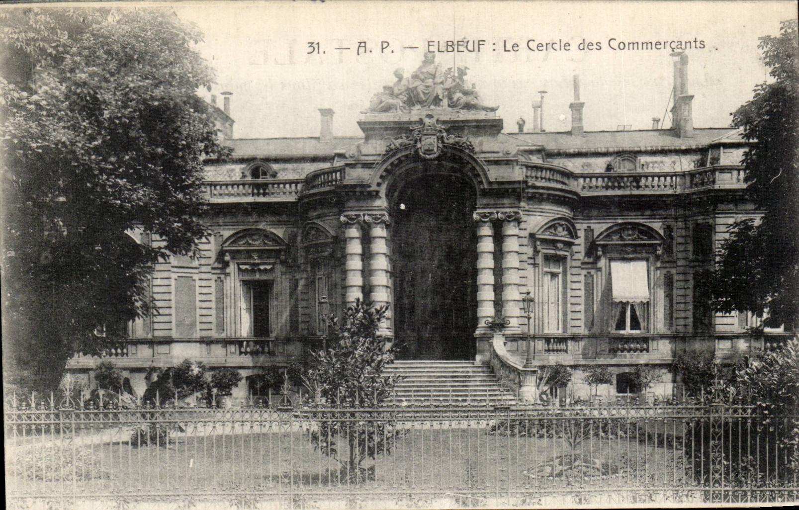 Elbeuf Tradesmen - CPA Rings it