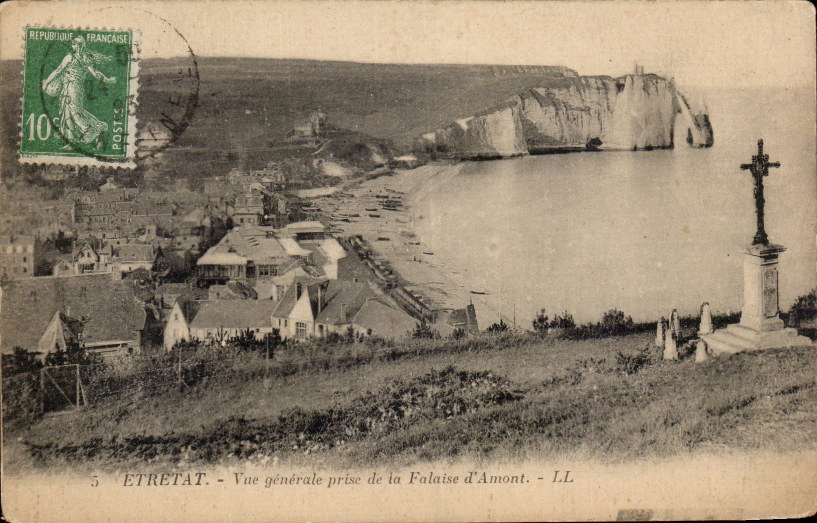 Etretat - View - CPA