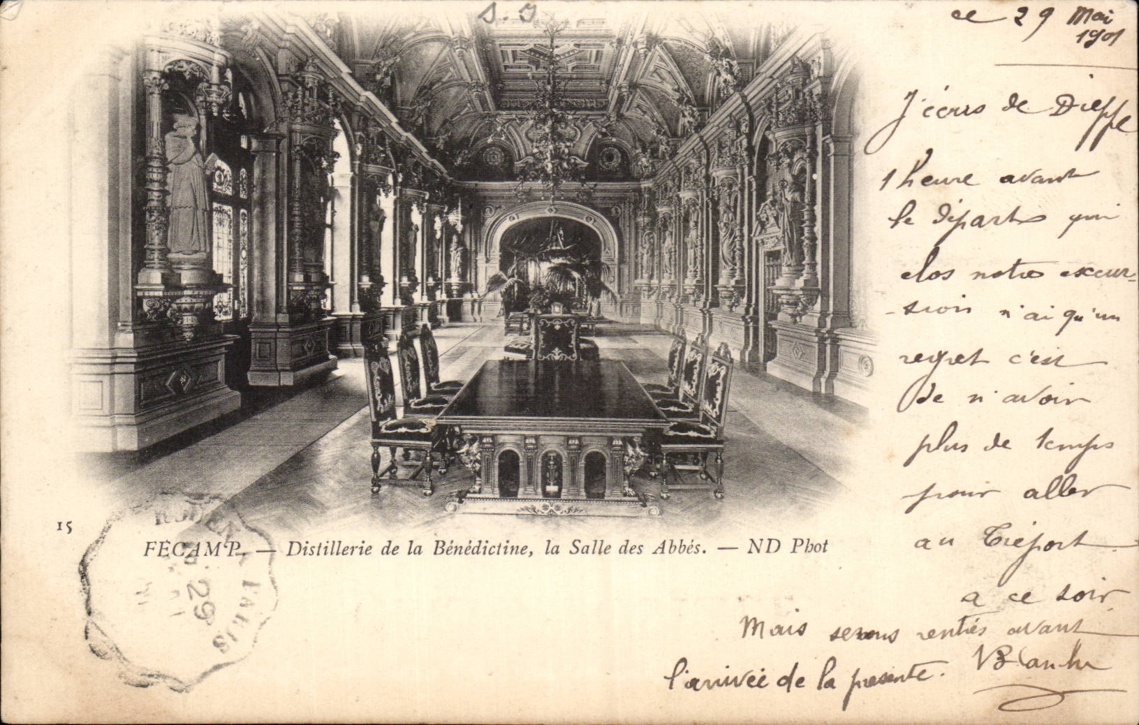 Fecamp - destilacion del benedictino - CPA